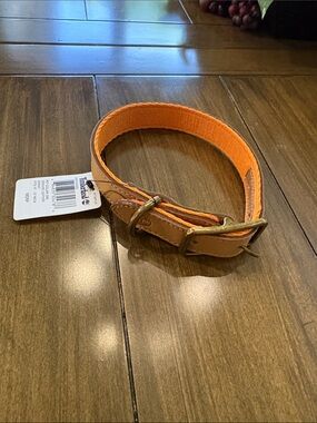 New Timberland Leather Dog Collar